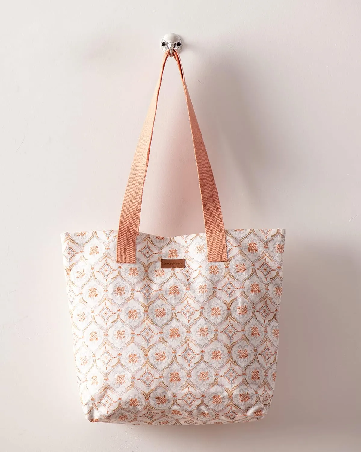 Maison d' Hermine Canvas Tote Bag 100% Cotton Canvas Reusable Shoulder Grocery Bag for Shopping Perfect for Men Women