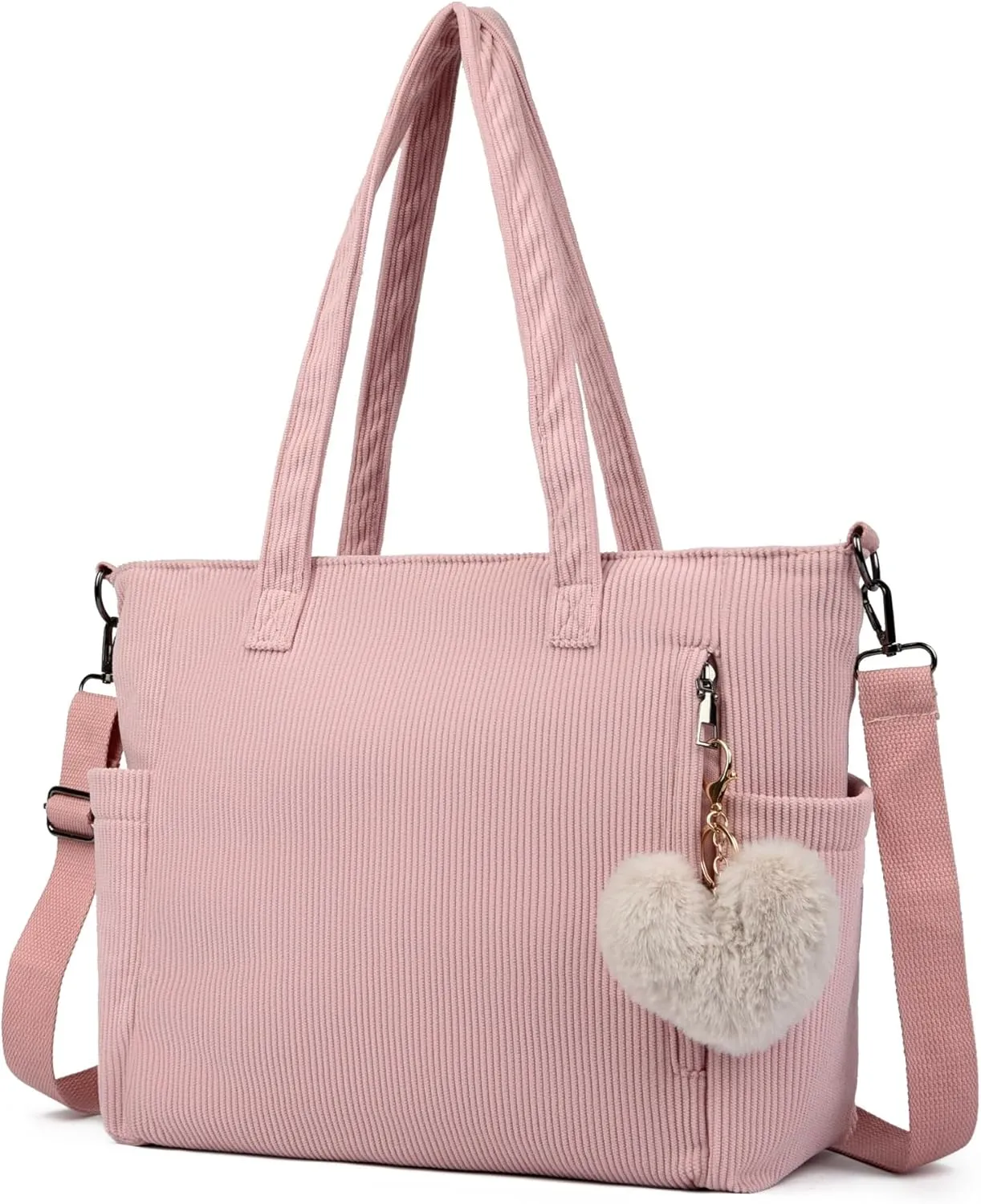 Makukke Corduroy Totes Bag Women - Shoulder Hobo Bag Handbags Crossbody Bag Big Capacity Shopping Purses