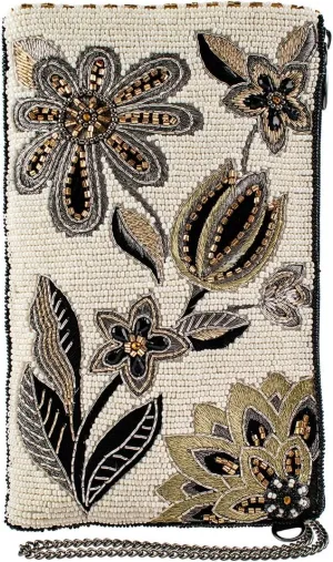 Mary Frances Breezy Crossbody Phone Bag, Ivory
