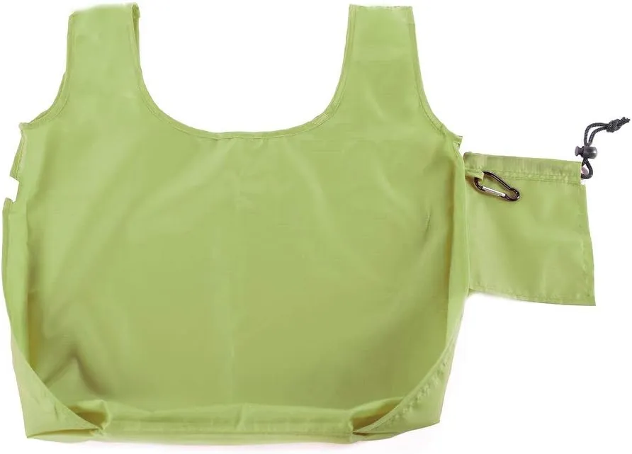 Mato & Hash Reusable Grocery Bags | Foldable w/Integrated String Pouch | Ripstop Nylon Tote