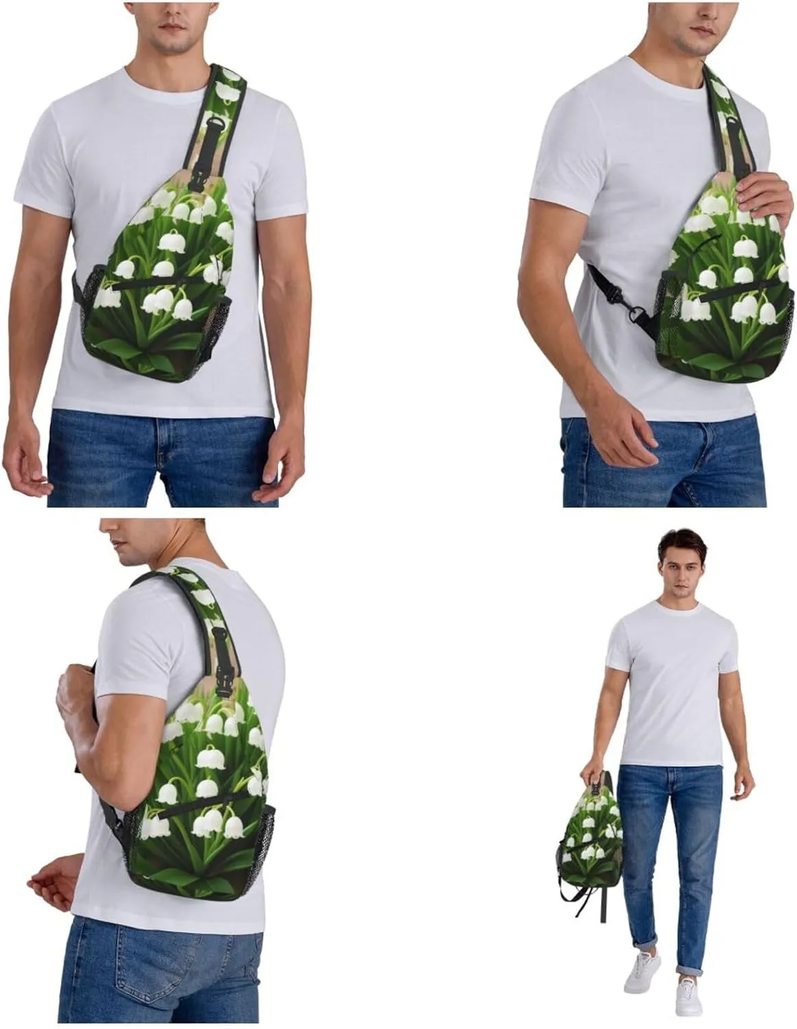 Mechanical Gold Disc Sling Bag For Women Mencross Sling Bag Fashion Crossbody Shoulder Bag Chest Bag For Hiking Travel