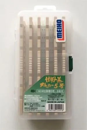 MEIHO Stock Case Size 5 with 6 x Rig Holder