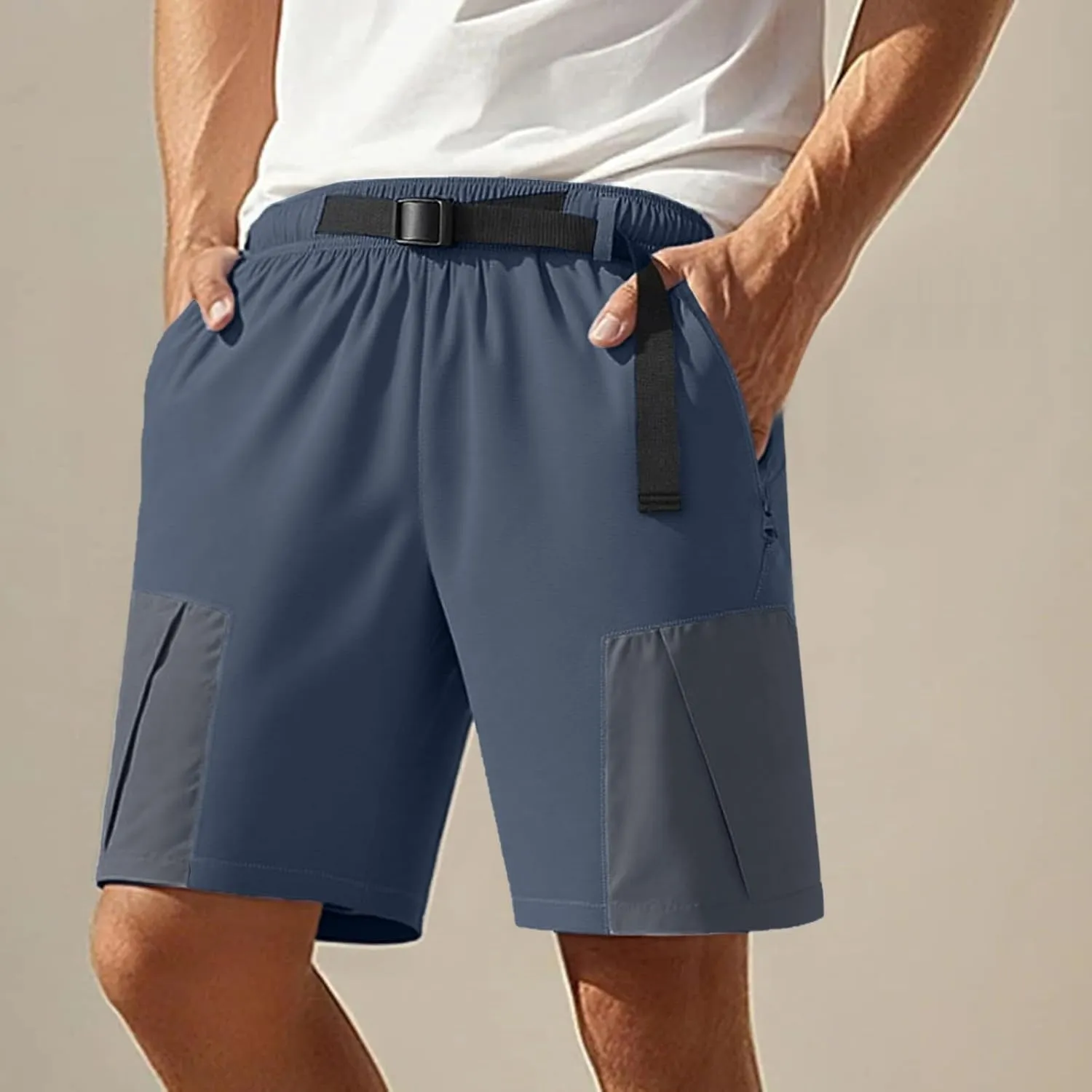 Mens Dress Trousers Slacks Work Gym Joggers Stretch Public Smarty Casual Wide Leg with Pockets Sport Resort Wear Suit