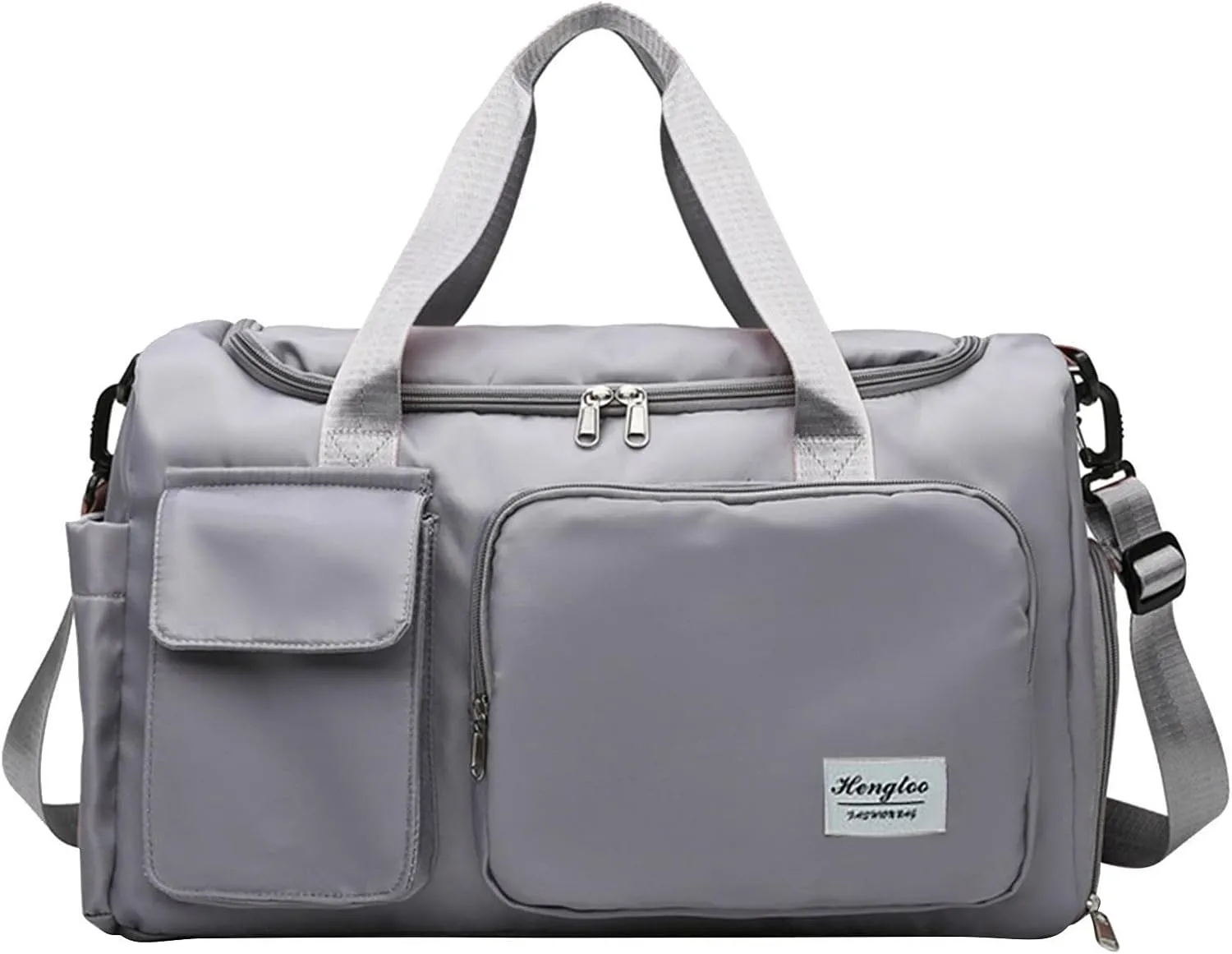 Mens Gym Bag with Shoes Compartment,28L Duffel Bag Men,Reusable Overnight Bag for Travel Yoga Workout Sports
