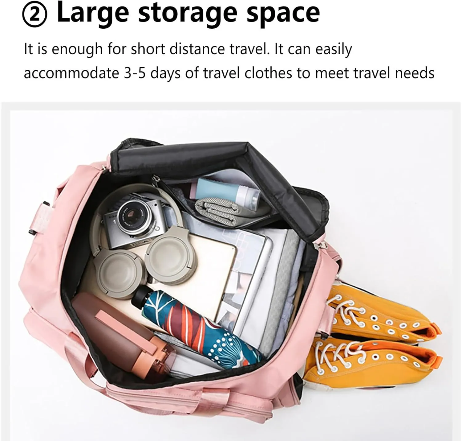 Mens Gym Bag with Shoes Compartment,28L Duffel Bag Men,Reusable Overnight Bag for Travel Yoga Workout Sports