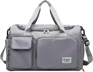 Mens Gym Bag with Shoes Compartment,28L Duffel Bag Men,Reusable Overnight Bag for Travel Yoga Workout Sports