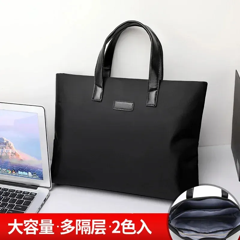 Men's Handheld Briefcase New Business Commuting Simplicity Laptop Case Business Travel File Pack
