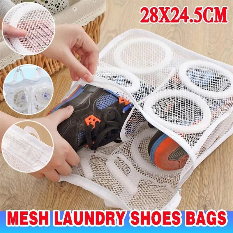 Mesh Laundry Shoes Bag 1PC 28x24.5x8cm Polyester Shoes Dryer