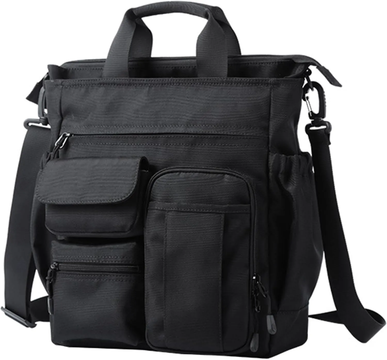 Messenger Bag Crossbody Bag Shoulder Bag, Work Bag Mens Bag Mens Crossbody Bag Mens Travel Bag, Laptop Briefcases for Men, Multi-pocket Purse for Work Business, Man Purse Multi-function (Black)