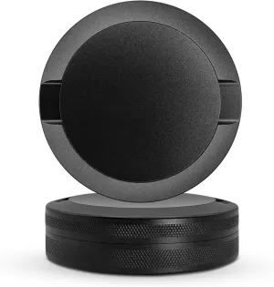Metal Pouch Can | Metal Container | Slim EDC Pocket Tin | Airtight & Moisture-Resistant Storage | Compact Daily Organizer | Pill Case & Travel Tin | Gift for Men | (Black)