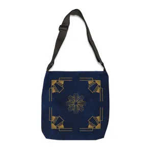 Midnight Luxe (Cobalt Blue) Adjustable Tote Bag (AOP)