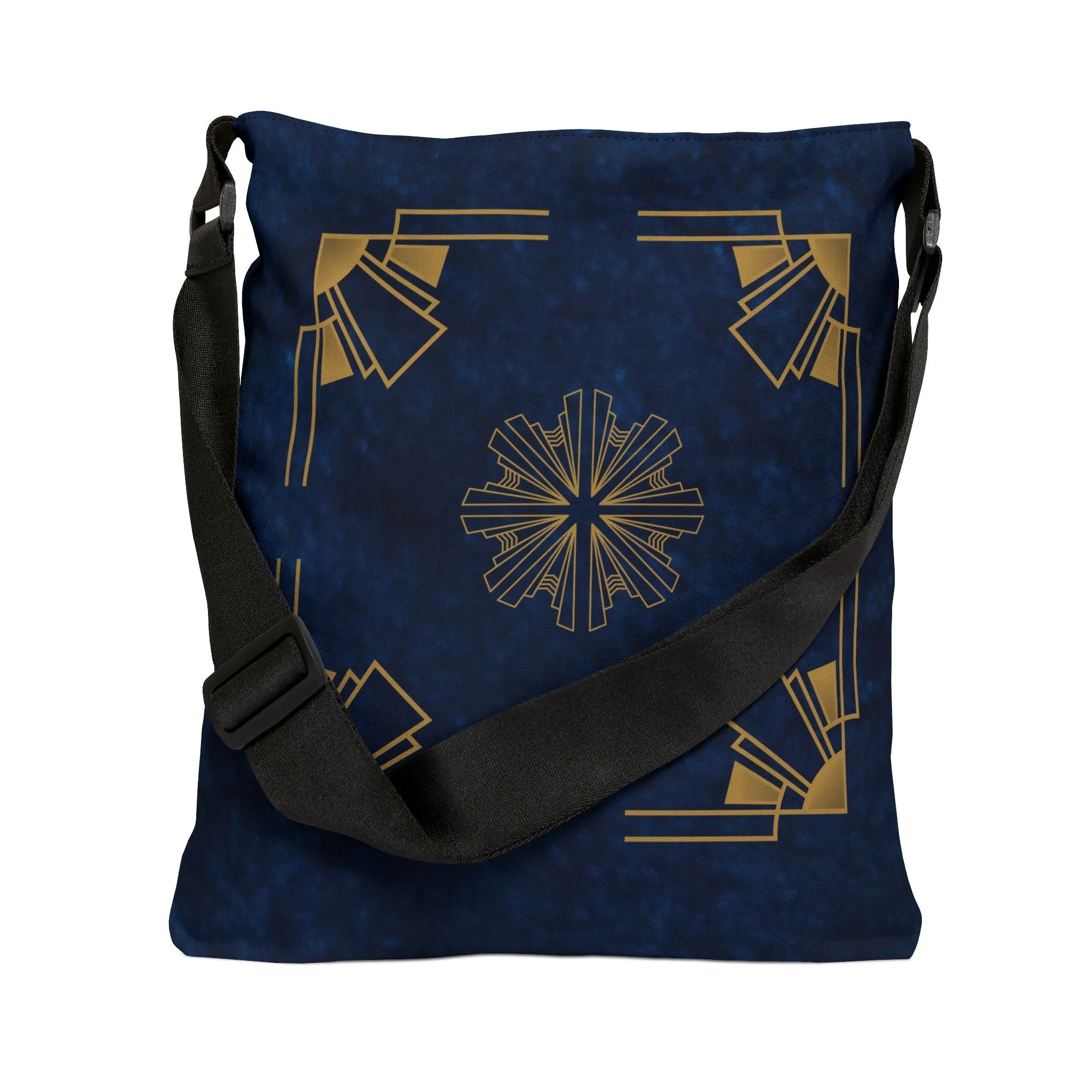 Midnight Luxe (Cobalt Blue) Adjustable Tote Bag (AOP)