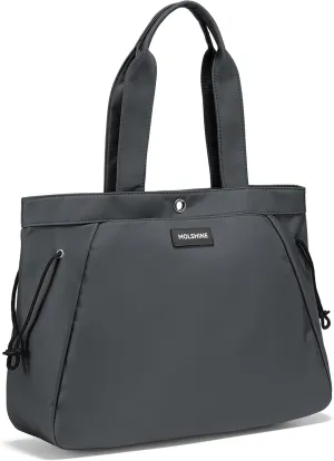 molshine Large Hobo Totes Handbag, Nylon Side Cinch Shopper Bags Shoulder Satchel for Workout Beach Travel Women Lady Model