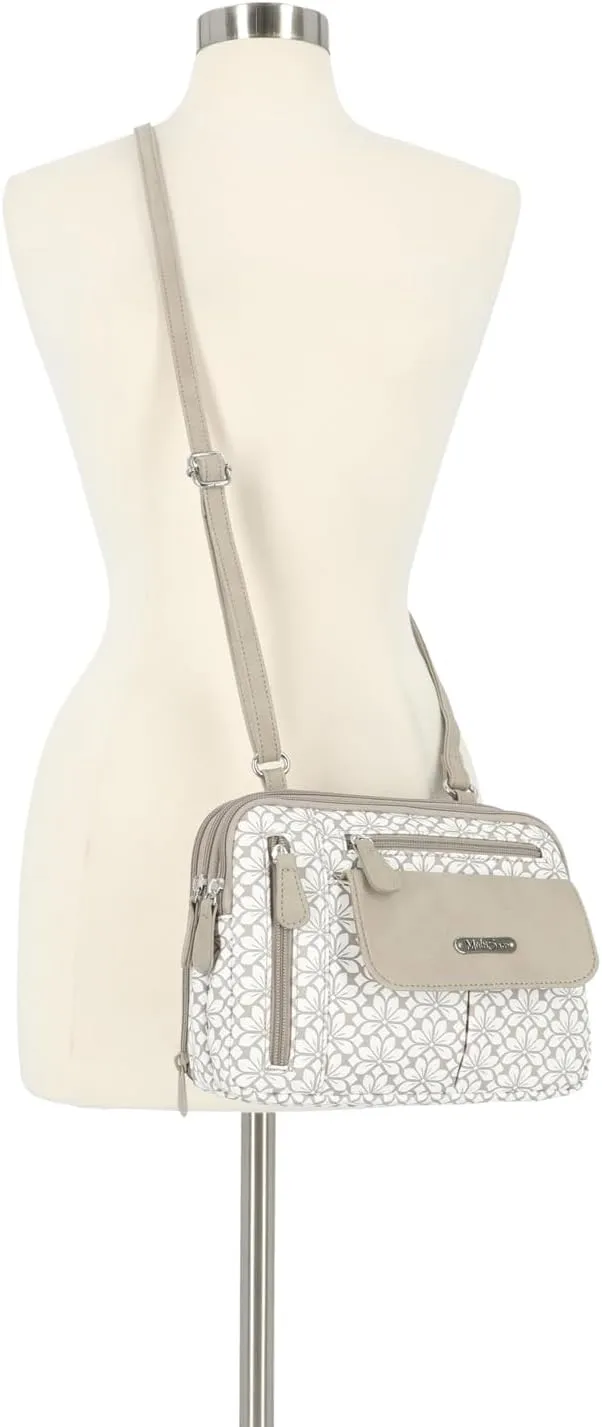 MultiSac Zippy Triple Compartment Crossbody Bag