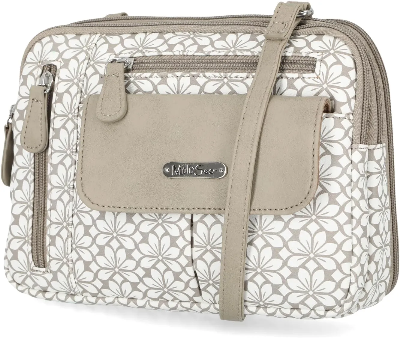 MultiSac Zippy Triple Compartment Crossbody Bag