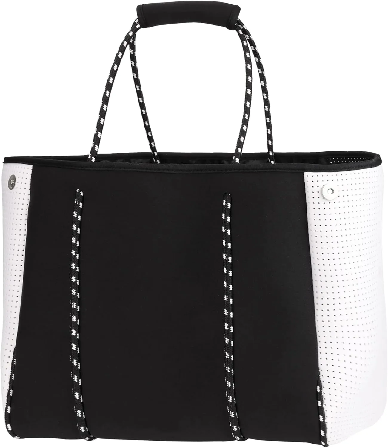Neoprene Tote Bag - Large Travel Beach Pool Gym Handbag for Women & Men