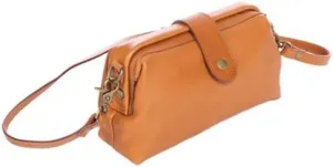 New Premium Leather Retro Handmade Bag Unique Opening Small Cross Body Shoulder Bag Vintage Doctor Bag for Women