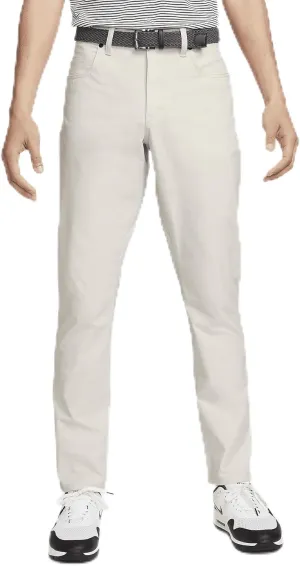 Nike Tour Men's 5-Pocket Slim Golf Pants (Light Bone/Black, FD5615-072) Size 32x34