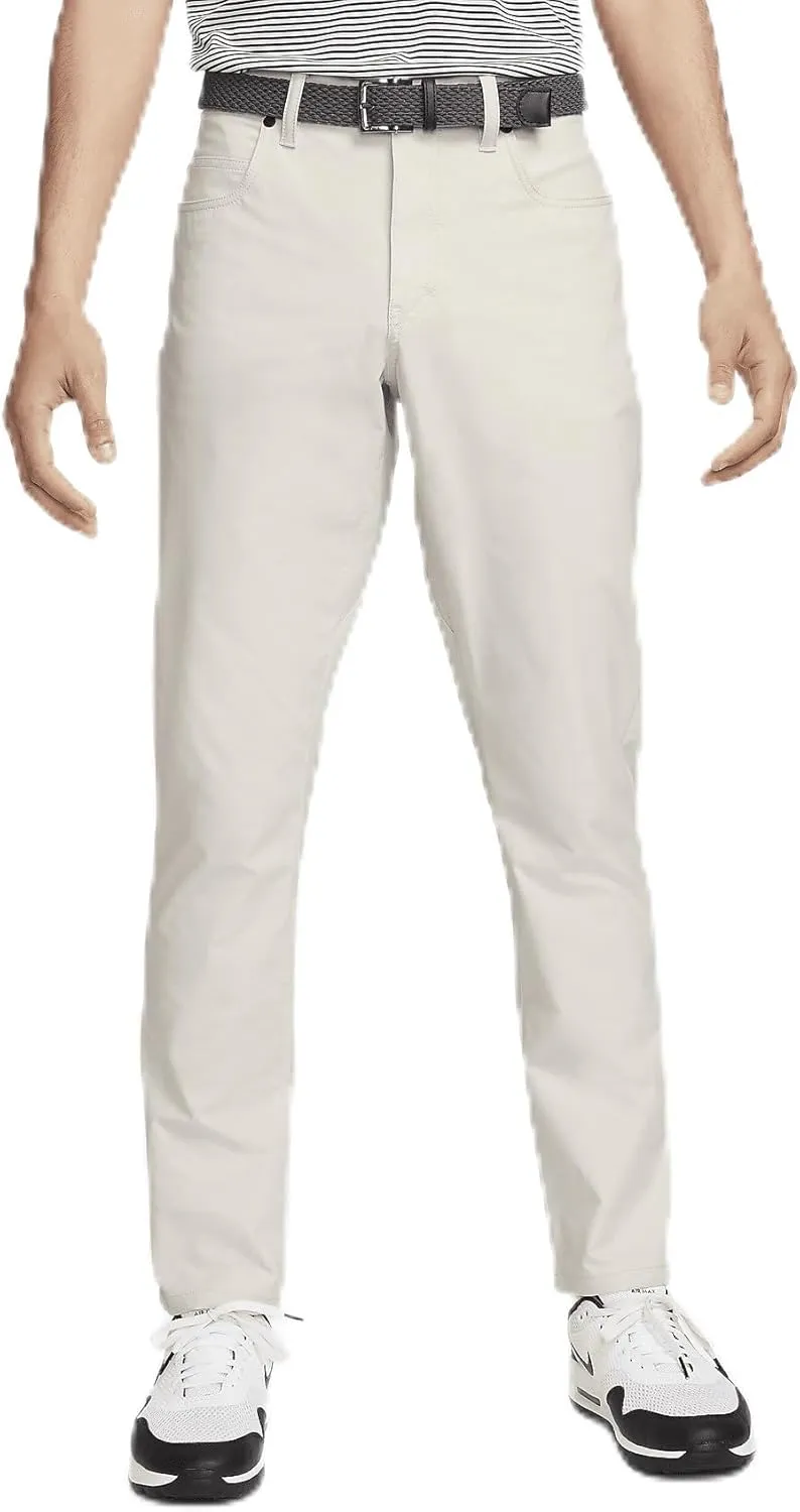Nike Tour Men's 5-Pocket Slim Golf Pants (Light Bone/Black, FD5615-072) Size 32x34
