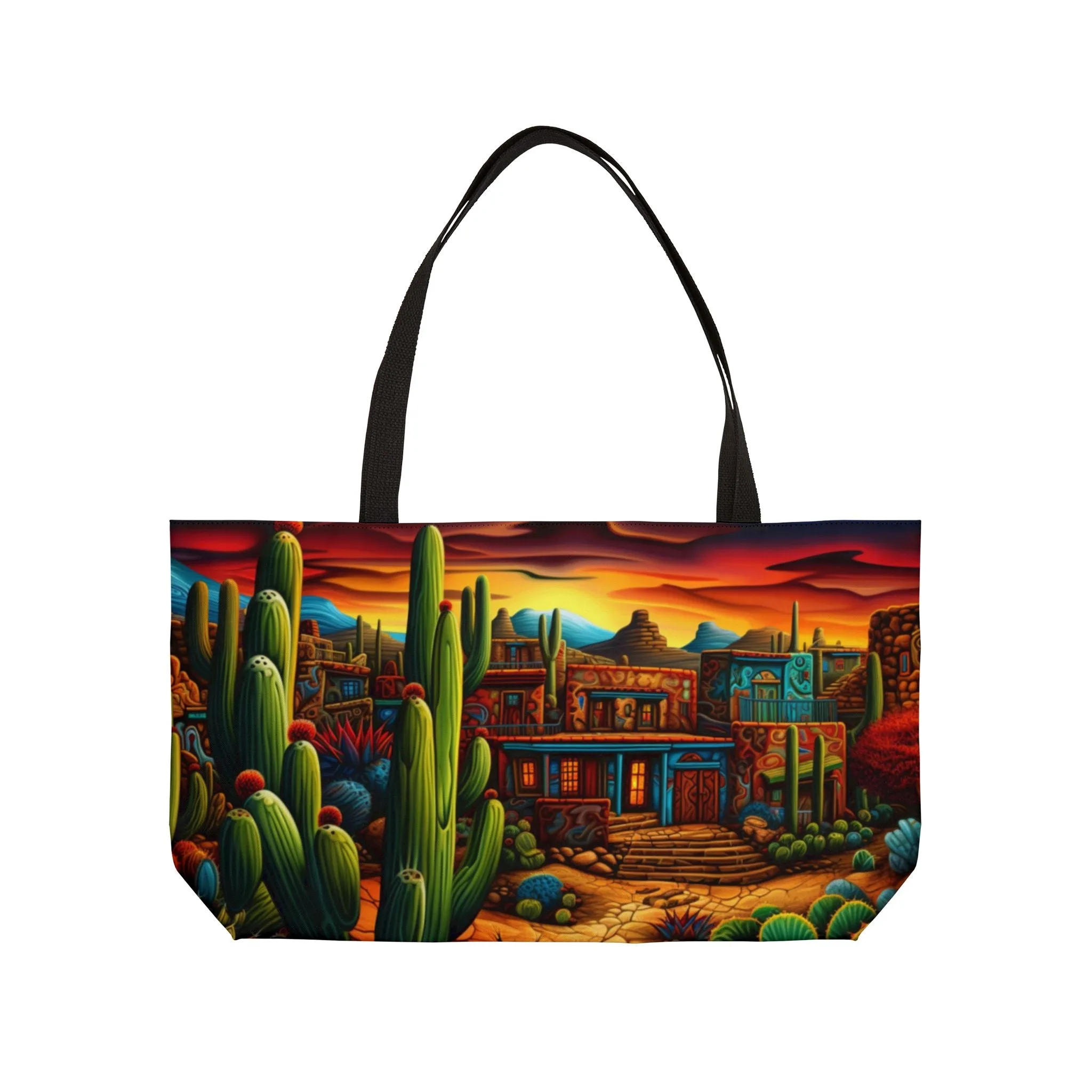 NM Vibrant Weekender Tote Bag