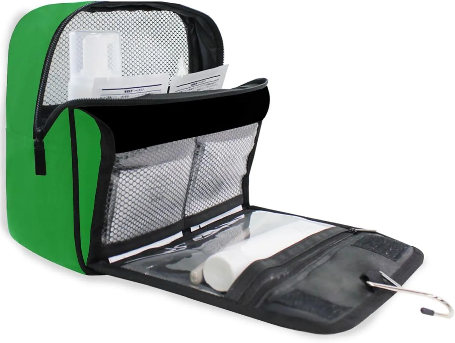 ODAWA Multi Compartment Toiletry Cosmetic Bag Mint Bathroom Travel Bag