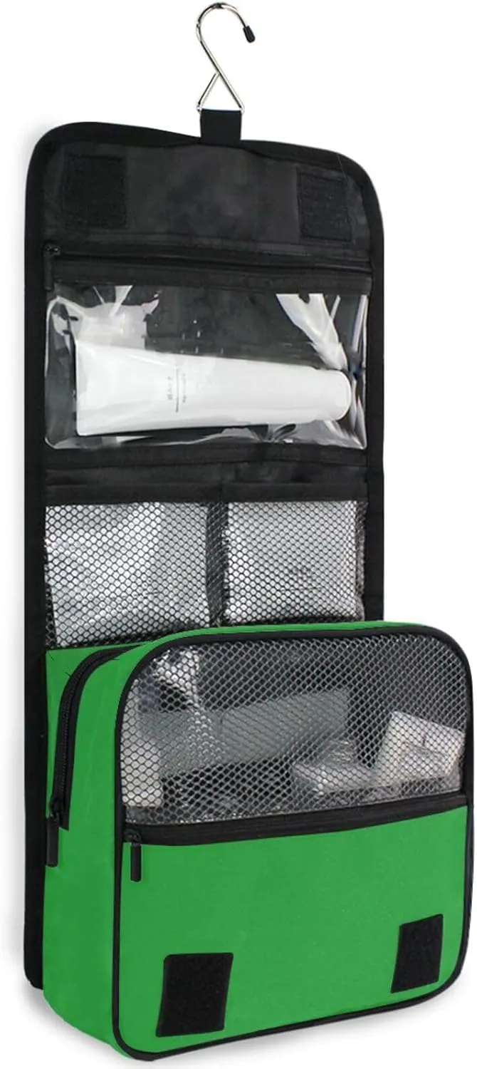 ODAWA Multi Compartment Toiletry Cosmetic Bag Mint Bathroom Travel Bag