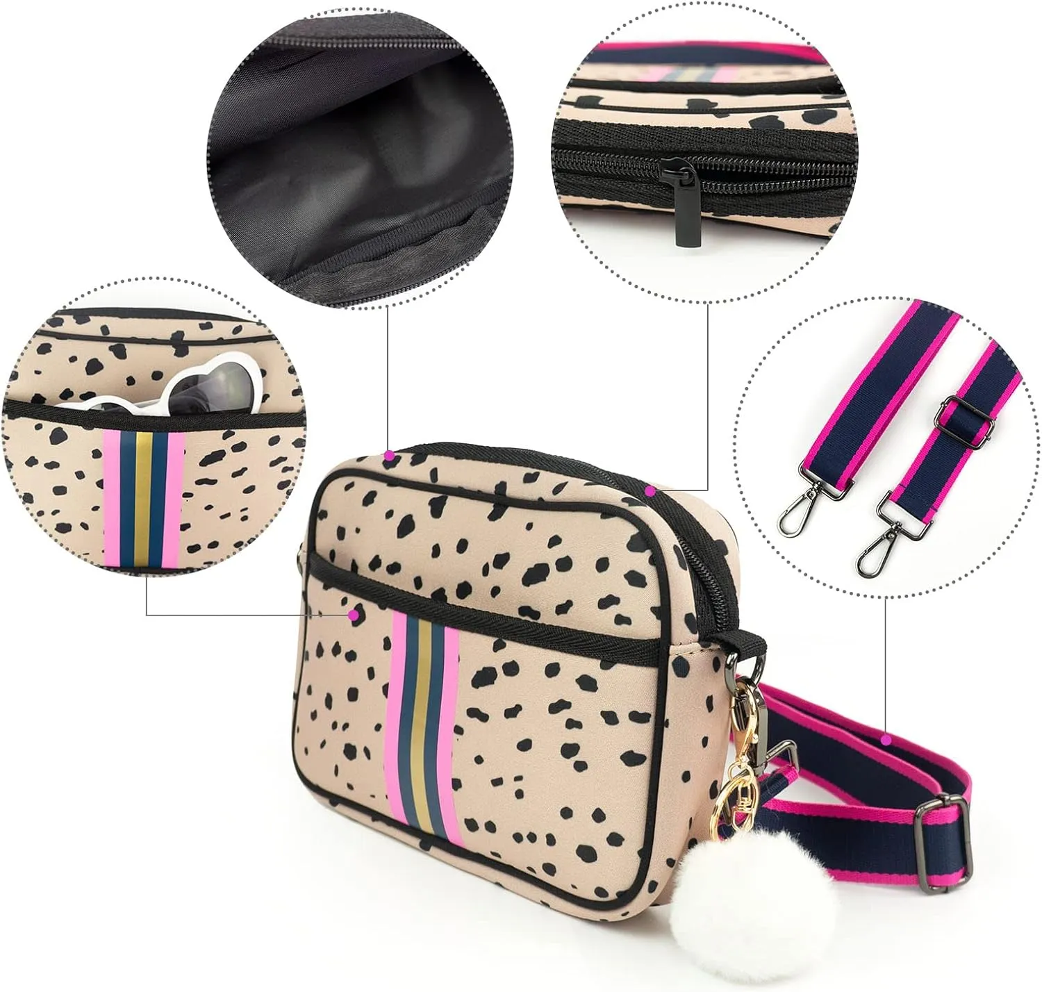 ORAD Crossbody Bags for Women, Cellphone Bags Card Holder Wallet Purse and Handbags
