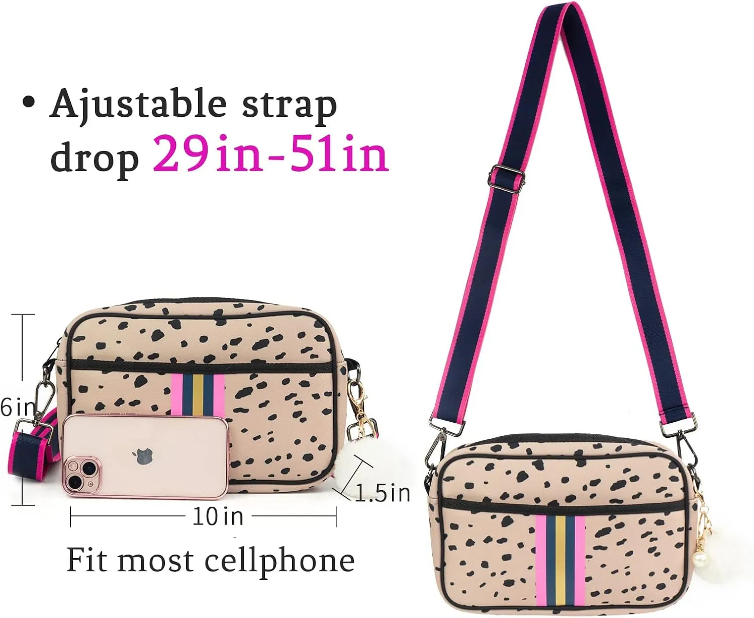 ORAD Crossbody Bags for Women, Cellphone Bags Card Holder Wallet Purse and Handbags