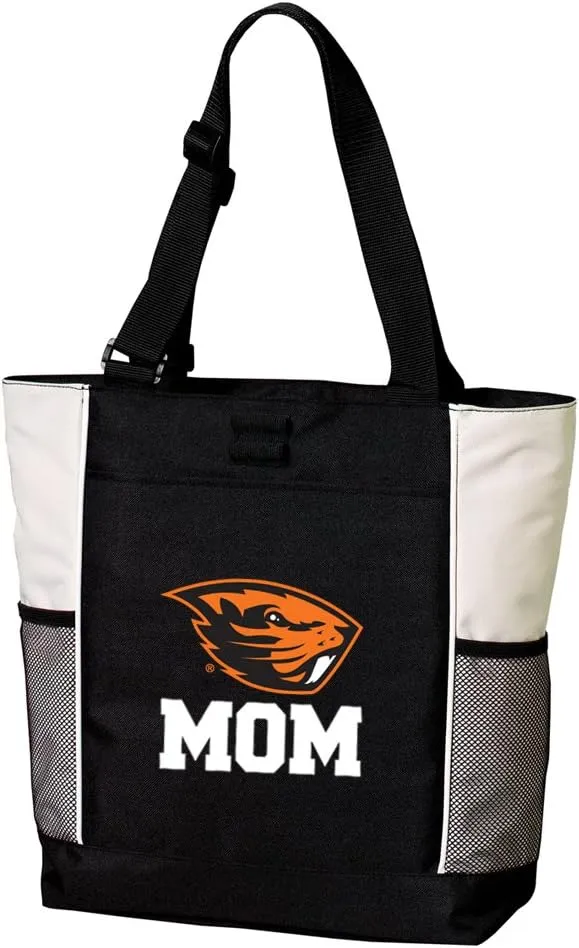 OSU Beavers Mom Tote Bags Oregon State Proud Parent Mom Totes Beach Pool Or Travel