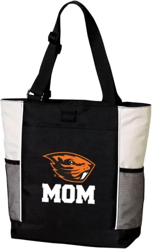 OSU Beavers Mom Tote Bags Oregon State Proud Parent Mom Totes Beach Pool Or Travel