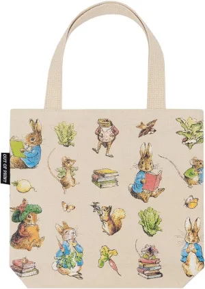 Out of Print Peter Rabbit Pattern Mini Tote Bag
