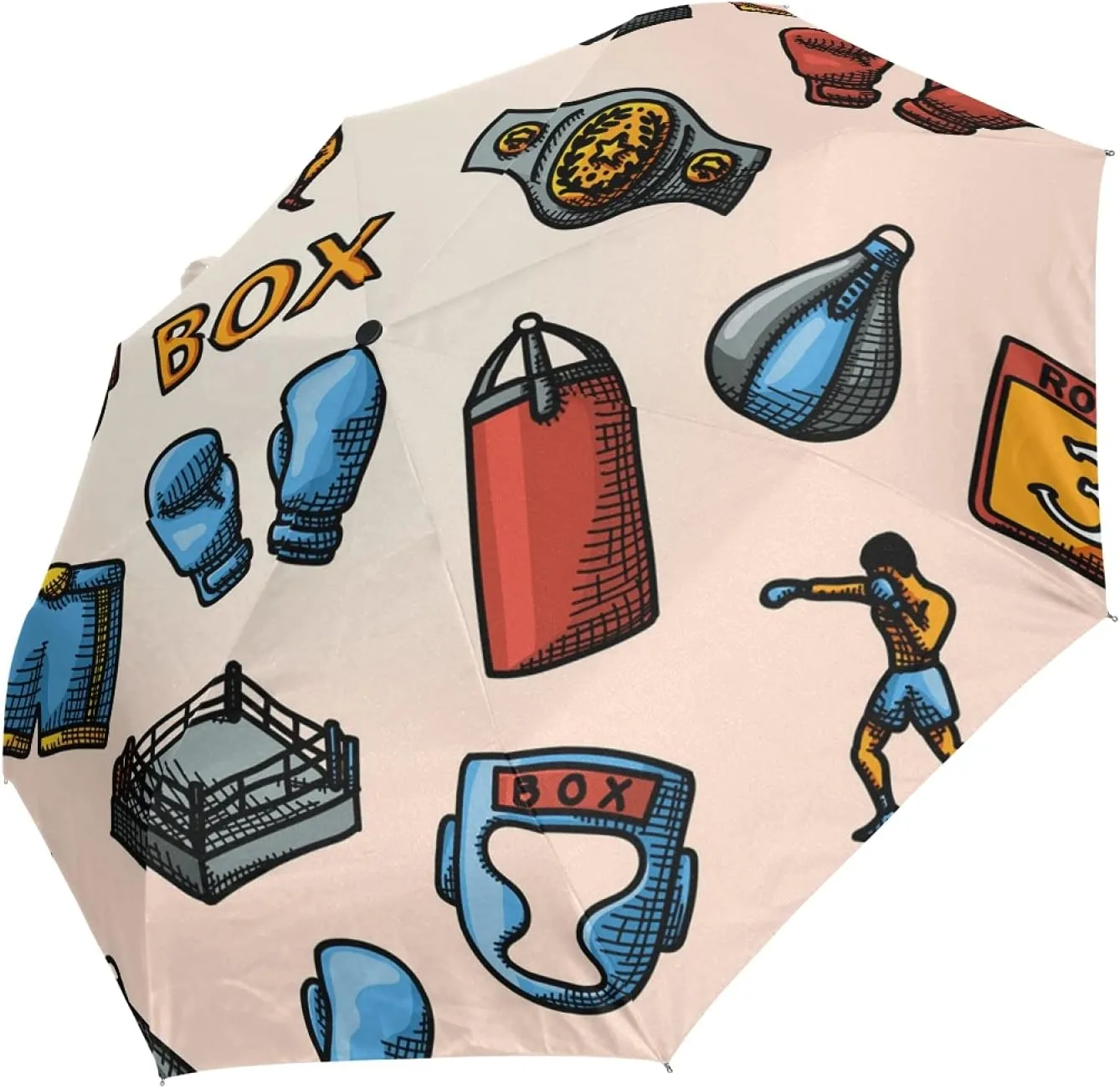 Oyihfvs Auto Open/Close Folding Umbrella, Strong Travel Rain Umbrella, Portable Automatic Compact Sun Parasol