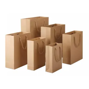 Paper Gift Bags Handbag Kraft Party Bags 25PCS