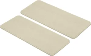 PATIKIL 12 x 5 Inch Felt Bag Base Shaper, 2pcs Bag Bottom Pad Organizer Insert Rectangle Liner Board for Purse Handbag Tote Travel Bag Canvas Cosmetic, Beige