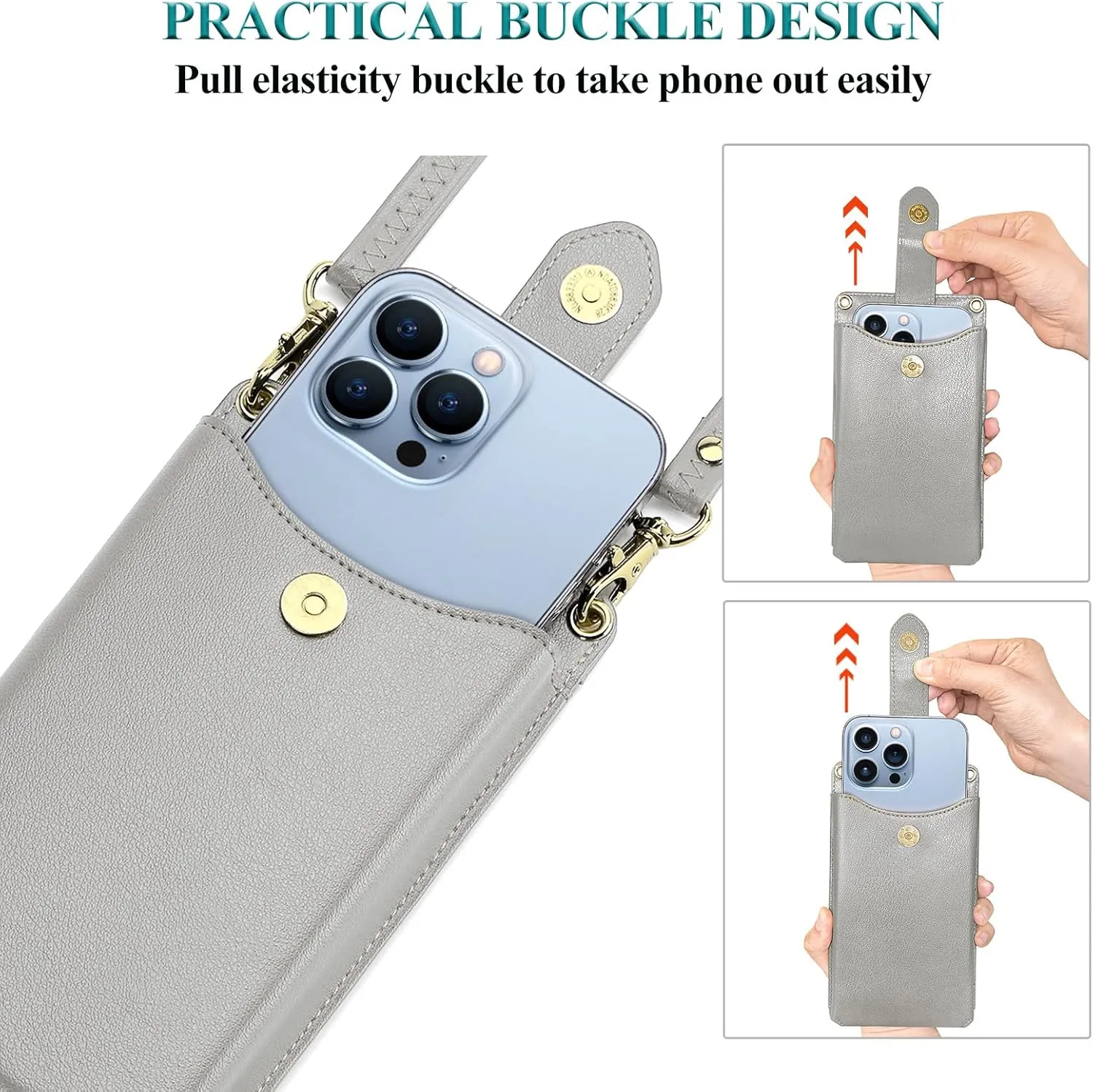 Peacocktion Small Crossbody Cell Phone Purse for Women, Lightweight Mini Small Crossbody Bags for Women with Card Slots