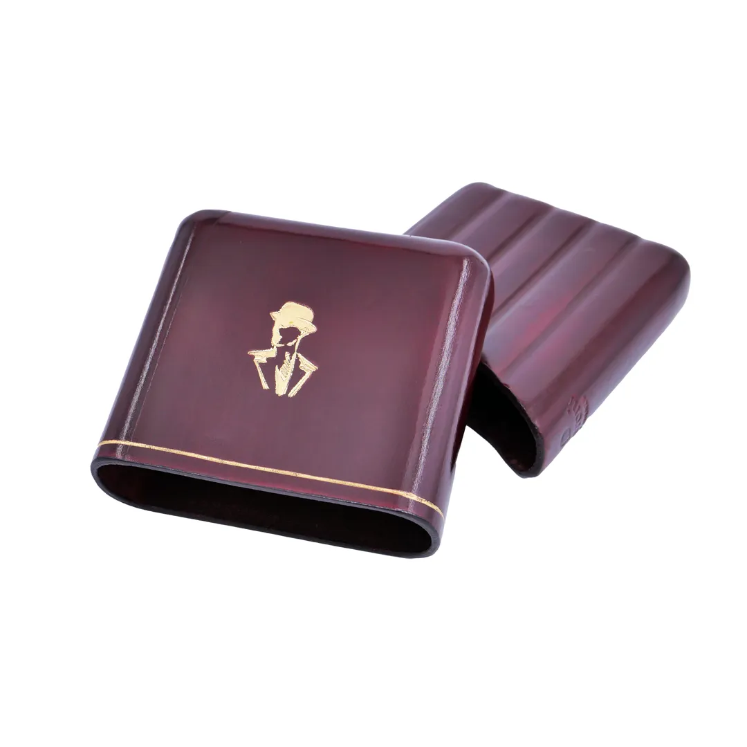 Peroni Firenze X Sartoria Napoletana Bordeaux Half Toscano Cigar Case