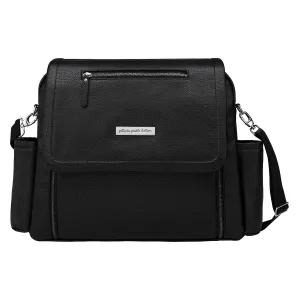 Petunia Pickle Bottom Boxy Backpack Deluxe, Diaper Bag for Parents, Stylish Baby Bag, Spacious Backpack, On-The-Go Moms, Ebony
