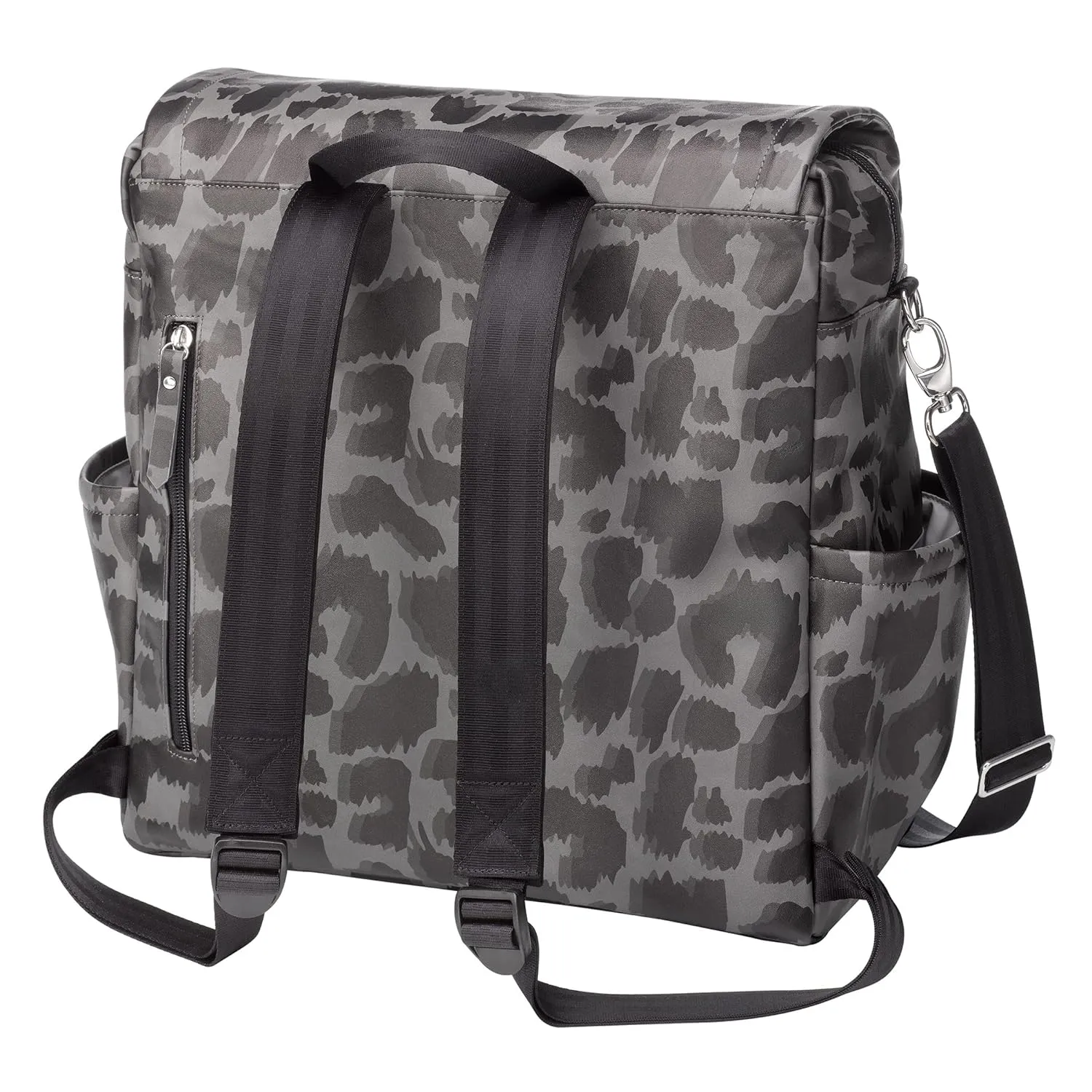 Petunia Pickle Bottom Boxy Backpack | Diaper Bag | Diaper Bag Backpack for Parents | Top-Selling Stylish Baby Bag | Sophisticated and Spacious Backpack for On The Go Moms | Shadow Leopard