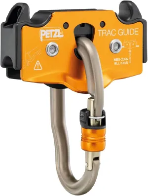 PETZL, Trac Guide, Pulley Optimal Pressure for Adventure Parks, Orange, One Size, Unisex-Adult