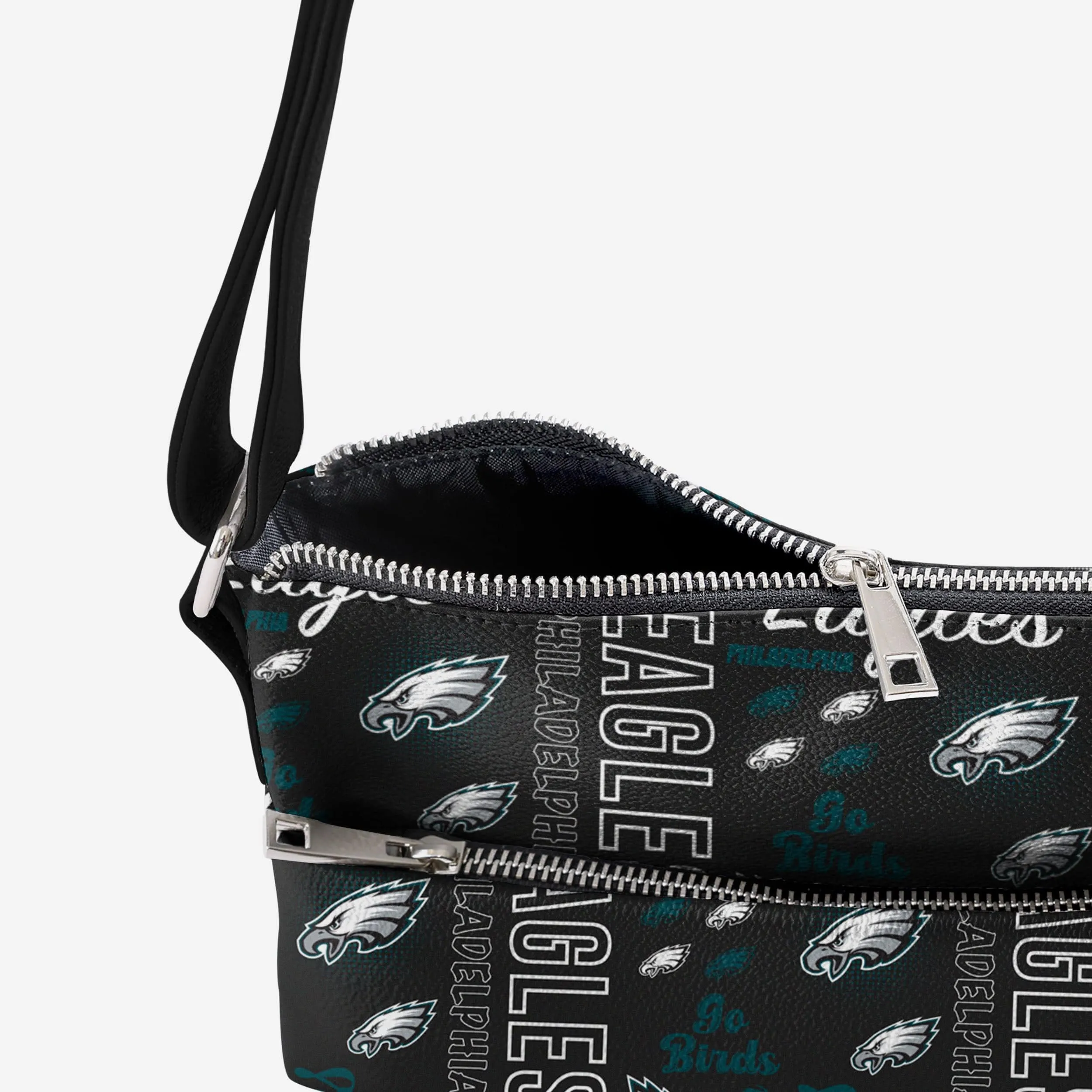 Philadelphia Eagles Spirited Style Printed Collection Foldover Tote Bag