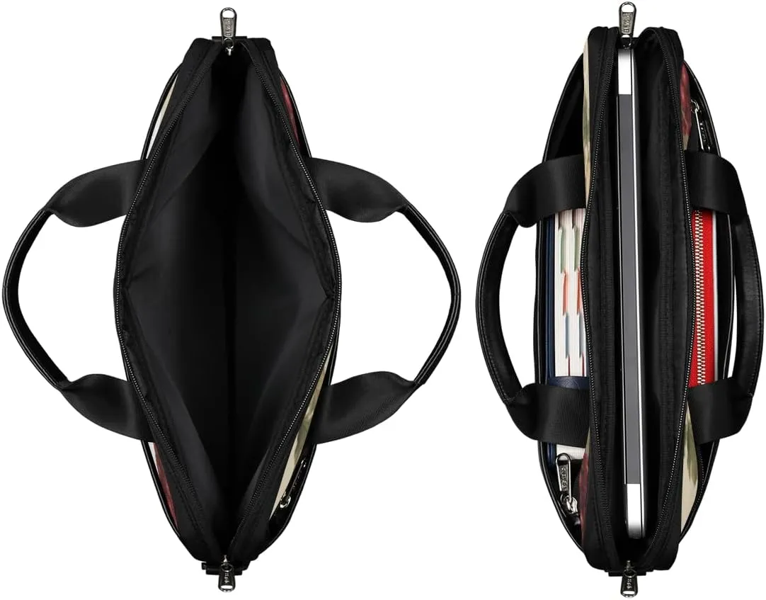 Pink Tangerine Laptop Bag for Men Women 13-15 Inch Case Bags Sleeve Shoulder with Anti Slip Removable The Pad Straps