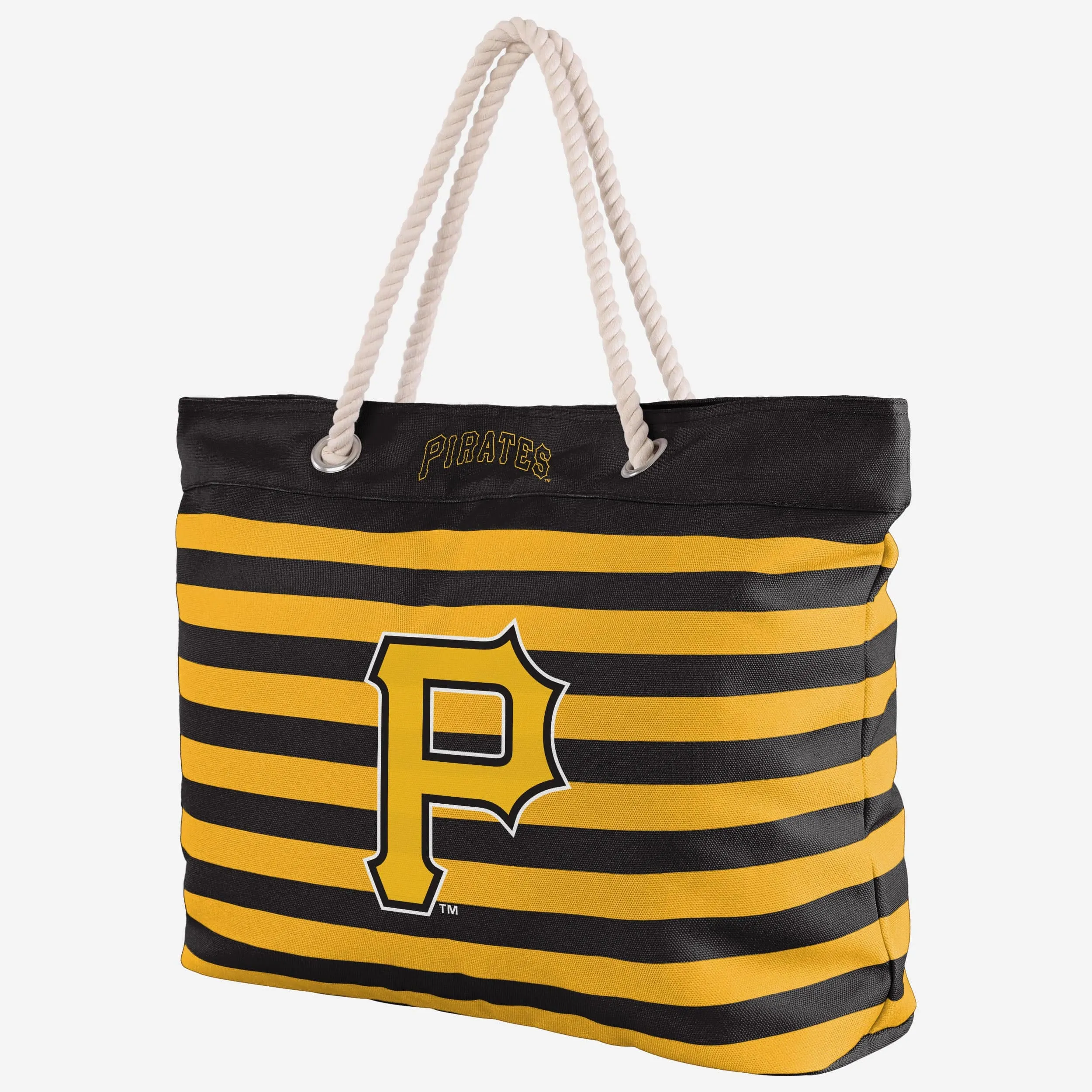 Pittsburgh Pirates Nautical Stripe Tote Bag