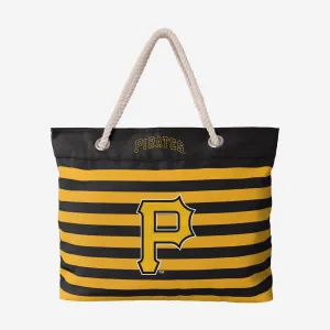 Pittsburgh Pirates Nautical Stripe Tote Bag