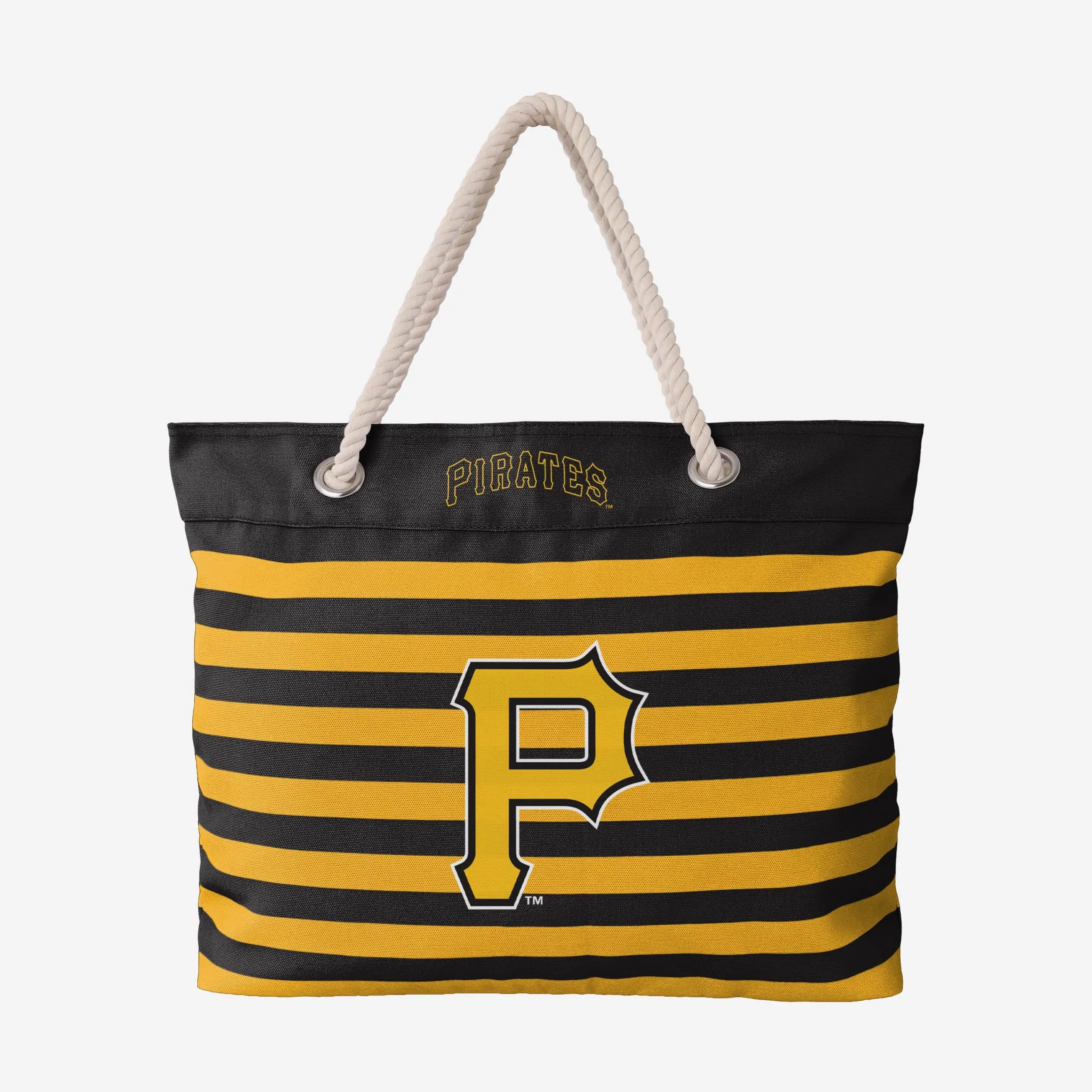 Pittsburgh Pirates Nautical Stripe Tote Bag
