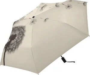 Poeticcity Automatic Folding Umbrella, Auto Open/Close Anti-UV 3 Folds Parasol, Compact Windproof Strong Umbrellas for Travel Sun & Rain