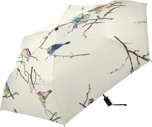 Poeticcity Automatic Folding Umbrella, Auto Open/Close Anti-UV 3 Folds Parasol, Compact Windproof Strong Umbrellas for Travel Sun & Rain