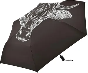 Poeticcity Automatic Folding Umbrella, Auto Open/Close Anti-UV 3 Folds Parasol, Compact Windproof Strong Umbrellas for Travel Sun & Rain