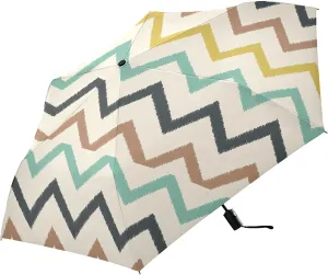 Poeticcity Automatic Folding Umbrella, Auto Open/Close Anti-UV 3 Folds Parasol, Compact Windproof Strong Umbrellas for Travel Sun & Rain