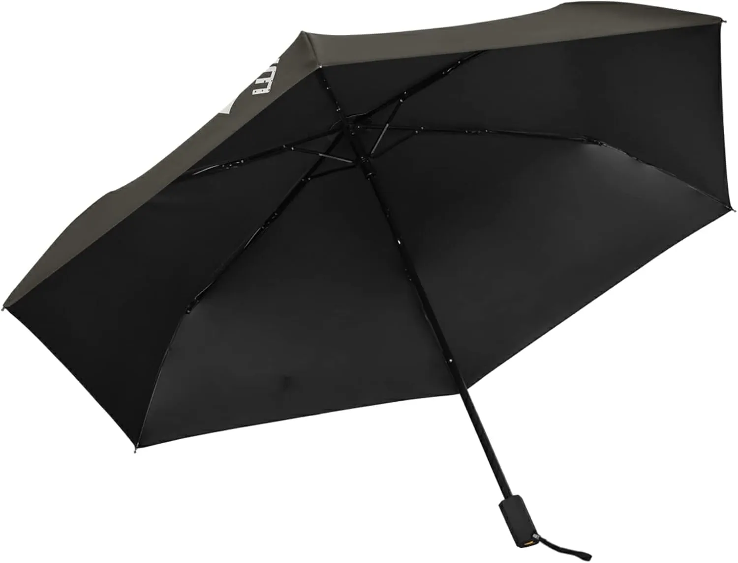 Poeticcity Folding Umbrella, Anti-UV 3 Folds Lightweight Parasol, Compact Windproof Strong Umbrellas for Car Travel Sun & Rain