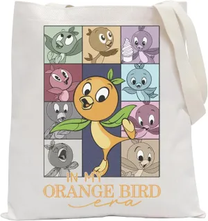 POFULL Orange Bird Shoulder Bag Tote Bag In My Orange Bird Era Tote Bag